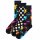 Happy Socks Unisex Socken, 3er Pack - Classic, Muster, Baumwollmischung, gemischte Farben