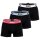 BOSS mens boxer shorts, 3-pack - TRUNK 3P POWER, cotton stretch, logo, uni