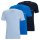 BOSS mens T-shirt, 3-pack - RN 3P CLASSIC, round neck, short sleeves, cotton, plain-coloured