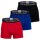 POLO RALPH LAUREN Mens Boxer Shorts, 3-pack - CLSSIC TRUNK-3 PACK, Cotton Stretch, Logo Waistband