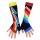 United Oddsocks Girls Arm Warmers - Arm Warmers, 2 Pieces, Gloves, fingerless, patterned