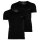 A|X ARMANI EXCHANGE Herren T-Shirt,  2er Pack- V-Neck, Kurzarm, Logo, Baumwollmischung, einfarbig