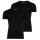 A|X ARMANI EXCHANGE Herren T-Shirt,  2er Pack- Rundhals, Kurzarm, Logo, Baumwollmischung, einfarbig