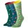 Von Jungfeld Men Socks, 3-pack - Best of Icons, Motive Socks, Gift Box, mixed Colours