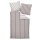 Janine bed linen 2-piece - Modern Classics, maco-satin, mercerised cotton, reversible, stripes