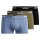 BOSS mens boxer shorts, 3-pack - Trunk 3P Power, cotton stretch, logo, uni