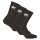 FILA 6 pair socks unisex - terry tennis socks, crew socks, logo waistband, 35-46
