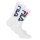FILA Unisex Socken 6 Paar - Tennissocken, Crew Socks, Frottee, Sport, Logo