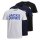 JACK&JONES Herren T-Shirt, 3er Pack - JJECORP LOGO TEE O-NECK, Logo-Print, Baumwolle