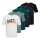 JACK&JONES Herren T-Shirt, 5er Pack - JJLUKE TEE 5PK, Kurzarm, Rundhals, Baumwolle