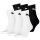 PUMA Unisex Sport Socks, 6 Pairs - Short Crew Socks, Tennis Socks, plain