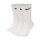 NIKE Unisex Tennis Socks, 3-pack - Cushioned - Training Crew Socks, Solid Color, Logo