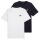 PUMA Mens T-Shirt Pack of 2 - ESS Small No. 1 Logo Tee , round neck, short sleeve, uni
