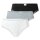 SCHIESSER Womens Thongs, 3-Pack - 3Pack Cheeky String, Stretch Cotton, solid