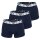 EMPORIO ARMANI Herren Trunks, 3er Pack - BOLD MONOGRAM, Shorts, Stretch Cotton