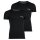 EMPORIO ARMANI Herren T-Shirt, 2er Pack - BOLD MONOGRAM, Rundhals, Fitted Fit, Stretch Cotton