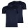 EMPORIO ARMANI Herren T-Shirts, 2er Pack - CORE LOGOBAND, Rundhals, Regular Fit, Stretch Cotton