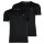 EMPORIO ARMANI Herren T-Shirts, 2er Pack - CORE LOGOBAND, Rundhals, Regular Fit, Stretch Cotton