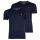 EMPORIO ARMANI Herren T-Shirts, 2er Pack - CORE LOGOBAND, V-Neck, Regular Fit, Stretch Cotton