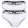 EMPORIO ARMANI Damen Slips, 2er Pack - ESSENTIAL COTTON, Briefs, Cotton Stretch