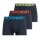 Superdry Herren Boxershorts, 3er Pack - Trunk Triple Pack, Logobund, Cotton Stretch