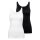 CALIDA Damen Top 2er Pack - Natural Comfort, Unterhemd, Tank Top, Jersey, einfarbig