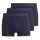 OLYMP Herren Boxershorts, 3er Pack - Trunks, Cotton Stretch, Logo, einfarbig