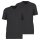 OLYMP Herren T-Shirts, V-Neck, 2er Pack - Bodywear, Modern Fit, Baumwolle