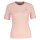 GANT Damen Strick T-Shirt - STRETCH COTTON CABLE C-NECK, Rundhals, Kurzarm, Zopfmuster