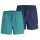 JACK&JONES Men Swimming Trunks, 2-Pack - JPSTMAUI TROPIC SOLID SWIM SHORTS MP 2P, Swimming Trunks