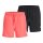 JACK&JONES Men Swimming Trunks, 2-Pack - JPSTMAUI TROPIC SOLID SWIM SHORTS MP 2P, Swimming Trunks