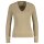 GANT Damen Cable-Strickpullover - STRETCH COTTON CABLE V-NECK, Zopfstrick