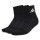 adidas Unisex Quarter Socks, 3-pack - Cushioned Sportswear Ankle Socks, logo, padded, solid color