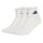 adidas Unisex Quarter Socken, 3er Pack - Thin & Light Sportswear Ankle Socks, Logo, einfarbig
