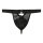 WOH Herren G-String - Pure Seduction, Spitze, Metalldetail, durchsichtig