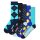 Happy Socks Unisex Socken, 5er Pack - Everyday Crew 5-Pack, Motivsocken, Baumwoll-Mix