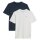 Marc OPolo Denim Herren T-Shirts, 2er Pack - Regular Fit, Baumwolle, Logo, einfarbig