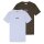 ellesse Herren T-Shirt 2er Pack - OLLIO 2, Kurzarm, Rundhals, Logo, Baumwolle, einfarbig