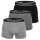 EMPORIO ARMANI Herren Trunks, 3er Pack - CORE LOGOBAND, Shorts, Stretch Cotton