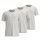 TOM TAILOR Men T-shirt, 3-pack – round neck, short sleeves, single jersey, cotton, plain colour