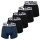 Real Madrid Herren Boxershorts, 5er Pack - Boxer Briefs, Baumwollmischung, Logobund, einfarbig