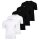 Real Madrid Herren T-Shirts, 5er Pack - U-Neck Undershirts, Baumwolle, Rundhals, Logo, einfarbig