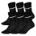 HUDDLE Unisex Socks, 6-Pack – Basic, Logo, Crew, Sports Socks, Solid Color