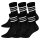 HUDDLE Unisex Socken, 6er Pack - Streifen, Logo, Crew, Sportsocken, einfarbig