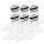 HUDDLE Unisex Socks, 6-Pack – Double Stripes, Logo, Crew, Sports Socks, Solid Color