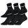 HUDDLE Unisex Socken, 6er Pack - Basic, Logo, Short Crew, Sportsocken, einfarbig