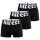 DIESEL Men Boxer Shorts, 3-pack - UMBX-DAMIENTHREEPACK, Trunks, Cotton Stretch, Big Logo