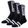 STANCE Unisex Socks, 3-pack - OG Crew, Logo, Crew Socks with Stripes
