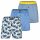 Happy Shorts Herren Webboxershorts, 3er Pack - American Style, Baumwolle, gemustert