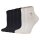 JOOP! womens quarter-length socks, 6-pack - Daily Glam Organic GOTS Quarter, cotton blend, plain